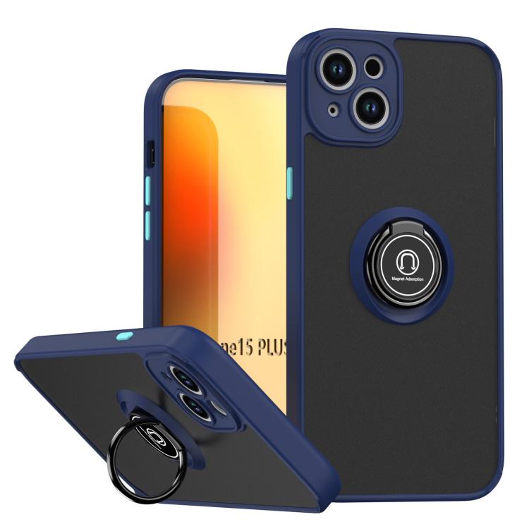 Q Shadow 1 系列 TPU + PC 手機殼附指環，適用於 iPhone 16 Pro、iPhone 16 Plus、iPhone 15 Pro Max、iPhone 15 Pro、iPhone 15 Plus、iPhone 15