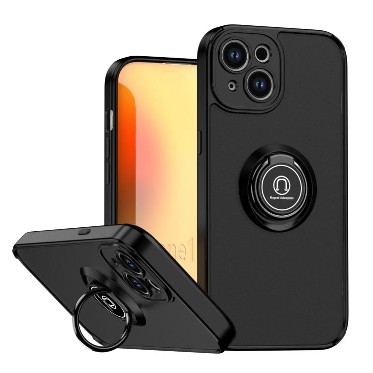 Q Shadow 1 系列 TPU + PC 手機殼附指環，適用於 iPhone 16 Pro、iPhone 16 Plus、iPhone 15 Pro Max、iPhone 15 Pro、iPhone 15 Plus、iPhone 15