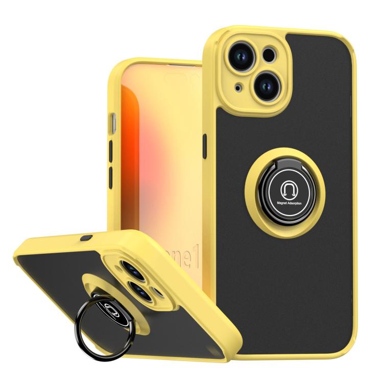 Q Shadow 1 系列 TPU + PC 手機殼附指環，適用於 iPhone 16 Pro、iPhone 16 Plus、iPhone 15 Pro Max、iPhone 15 Pro、iPhone 15 Plus、iPhone 15