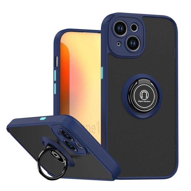 Q Shadow 1 系列 TPU + PC 手機殼附指環，適用於 iPhone 16 Pro、iPhone 16 Plus、iPhone 15 Pro Max、iPhone 15 Pro、iPhone 15 Plus、iPhone 15