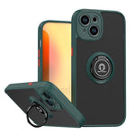 Q Shadow 1 系列 TPU + PC 手機殼附指環，適用於 iPhone 16 Pro、iPhone 16 Plus、iPhone 15 Pro Max、iPhone 15 Pro、iPhone 15 Plus、iPhone 15