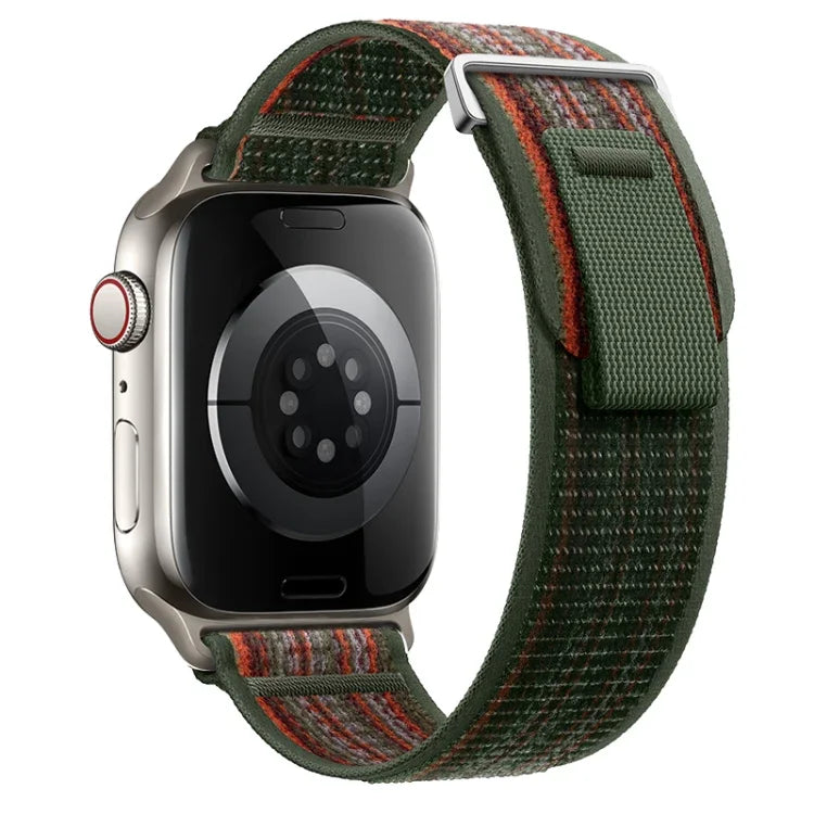 Dual-Section Loop Nylon Watch Band, For Apple Watch SE 2023 44mm, For Apple Watch SE 2023 40mm
