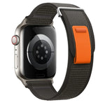 Dual-Section Loop Nylon Watch Band, For Apple Watch SE 2023 44mm, For Apple Watch SE 2023 40mm