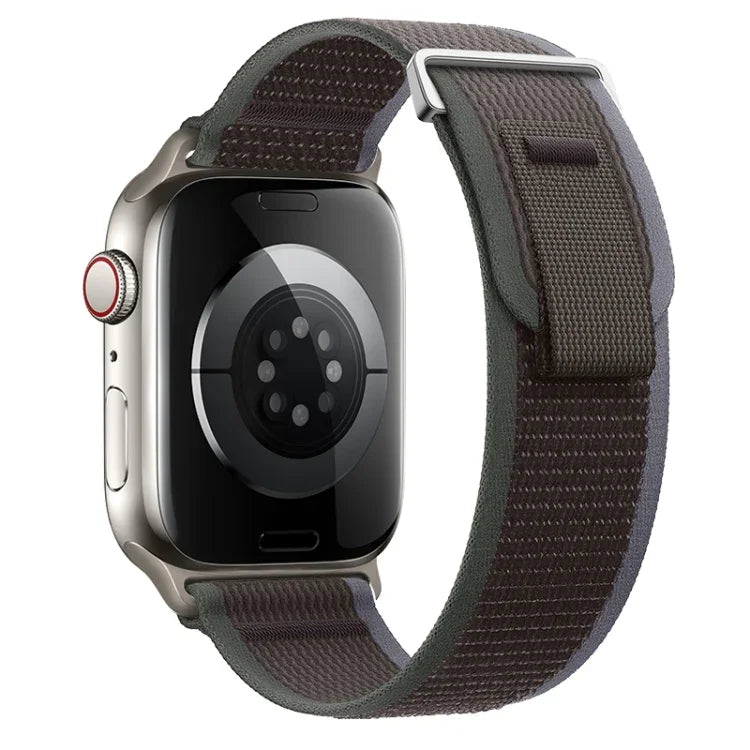 Dual-Section Loop Nylon Watch Band, For Apple Watch SE 2023 44mm, For Apple Watch SE 2023 40mm