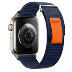 Dual-Section Loop Nylon Watch Band, For Apple Watch Ultra 2 49mm, For Apple Watch Series 9 45mm