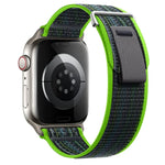 Dual-Section Loop Nylon Watch Band, For Apple Watch SE 2022 40mm, For Apple Watch SE 2022 44mm