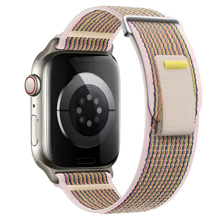 Dual-Section Loop Nylon Watch Band, For Apple Watch SE 40mm, For Apple Watch SE 44mm