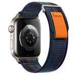 Dual-Section Loop Nylon Watch Band, For Apple Watch SE 40mm, For Apple Watch SE 44mm