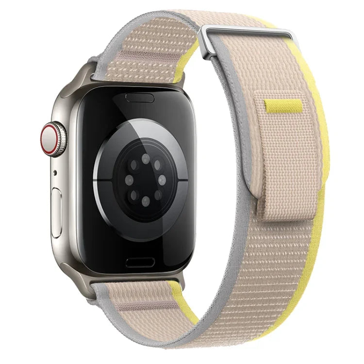 Dual-Section Loop Nylon Watch Band, For Apple Watch Series 5 44mm, For Apple Watch Series 5 40mm
