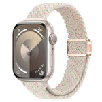纖細磁扣尼龍編織錶帶，適用於 Apple Watch Series 9 41mm，適用於 Apple Watch Ultra 49mm