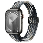纖細磁扣尼龍編織錶帶，適用於 Apple Watch Series 9 41mm，適用於 Apple Watch Ultra 49mm