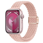 纖細磁扣尼龍編織錶帶，適用於 Apple Watch Series 9 41mm，適用於 Apple Watch Ultra 49mm