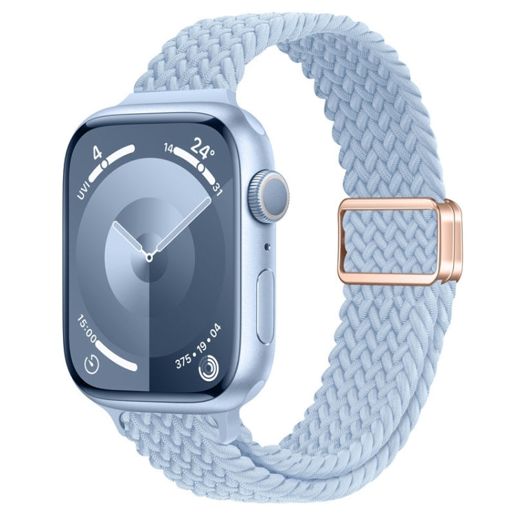 纖細磁扣尼龍編織錶帶，適用於 Apple Watch Series 9 41mm，適用於 Apple Watch Ultra 49mm