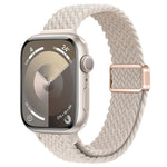 纖細磁扣尼龍編織錶帶，適用於 Apple Watch Series 9 41mm，適用於 Apple Watch Ultra 49mm