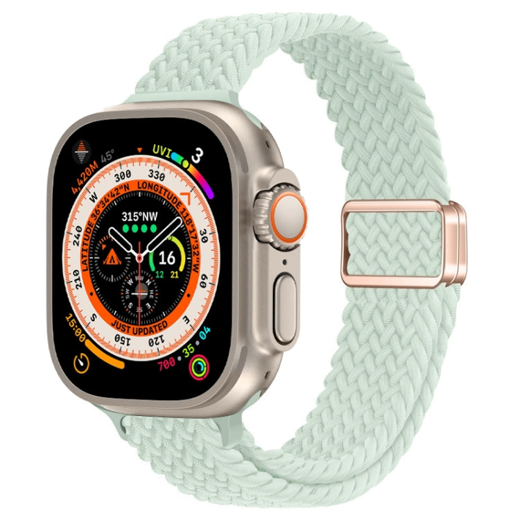 纖細磁扣尼龍編織錶帶，適用於 Apple Watch Series 9 41mm，適用於 Apple Watch Ultra 49mm