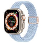 纖細磁扣尼龍編織錶帶，適用於 Apple Watch Series 9 41mm，適用於 Apple Watch Ultra 49mm