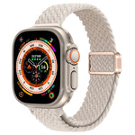 纖細磁扣尼龍編織錶帶，適用於 Apple Watch Series 9 41mm，適用於 Apple Watch Ultra 49mm
