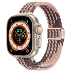 纖細磁扣尼龍編織錶帶，適用於 Apple Watch Series 9 41mm，適用於 Apple Watch Ultra 49mm