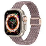 纖細磁扣尼龍編織錶帶，適用於 Apple Watch Series 9 41mm，適用於 Apple Watch Ultra 49mm