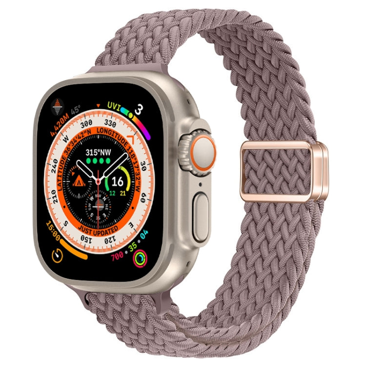 纖細磁扣尼龍編織錶帶，適用於 Apple Watch Series 9 41mm，適用於 Apple Watch Ultra 49mm
