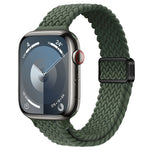 纖細磁扣尼龍編織錶帶，適用於 Apple Watch Series 8 41mm，適用於 Apple Watch Series 8 45mm