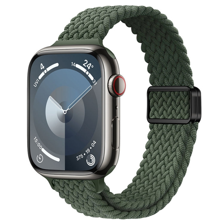 纖細磁扣尼龍編織錶帶，適用於 Apple Watch Series 8 41mm，適用於 Apple Watch Series 8 45mm