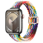 纖細磁扣尼龍編織錶帶，適用於 Apple Watch Series 8 41mm，適用於 Apple Watch Series 8 45mm