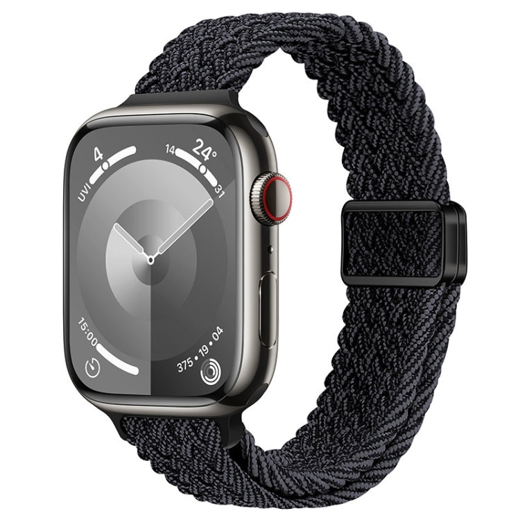 纖細磁扣尼龍編織錶帶，適用於 Apple Watch Series 8 41mm，適用於 Apple Watch Series 8 45mm