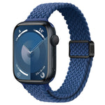 纖細磁扣尼龍編織錶帶，適用於 Apple Watch Series 8 41mm，適用於 Apple Watch Series 8 45mm