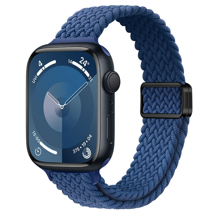 纖細磁扣尼龍編織錶帶，適用於 Apple Watch Series 8 41mm，適用於 Apple Watch Series 8 45mm