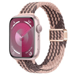 纖細磁扣尼龍編織錶帶，適用於 Apple Watch Series 8 41mm，適用於 Apple Watch Series 8 45mm