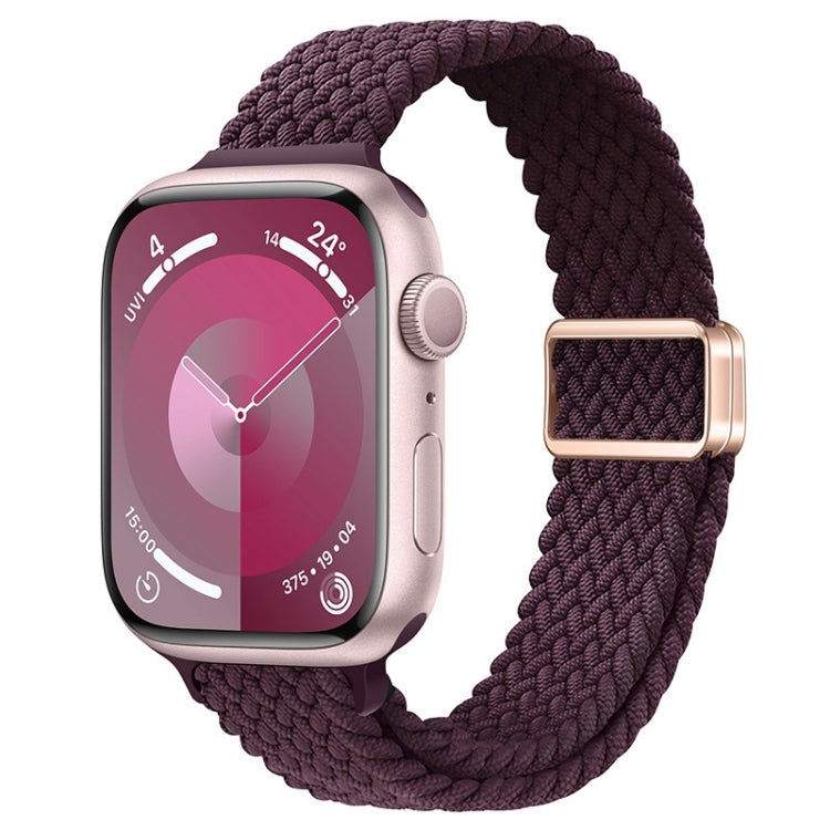 纖細磁扣尼龍編織錶帶，適用於 Apple Watch Series 8 41mm，適用於 Apple Watch Series 8 45mm