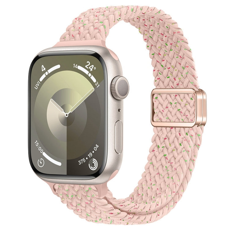 纖細磁扣尼龍編織錶帶，適用於 Apple Watch Series 8 41mm，適用於 Apple Watch Series 8 45mm