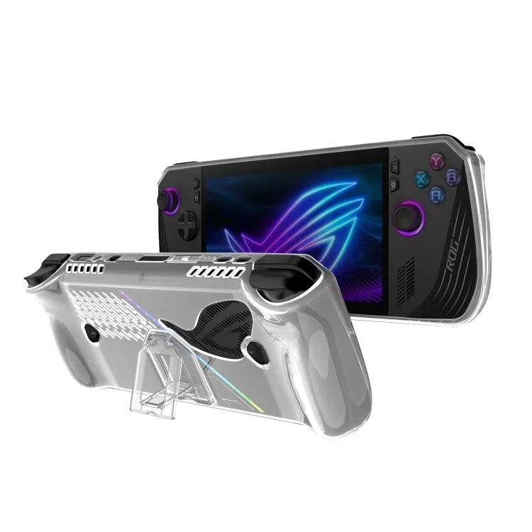 TPU 透明保護殼帶支架，適用於 ASUS ROG Ally X
