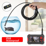 P30 8mm 1080P IP68 防水 4.3 吋螢幕雙鏡頭數位內窺鏡，2m 硬線，5m 硬線，10m 硬線