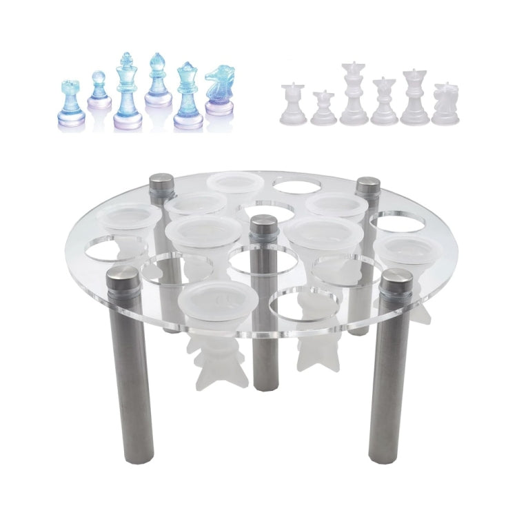 圓形棋盤模架 無矽膠模具，YX124