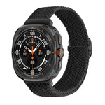 滑動扣尼龍編織錶帶，適用於三星 Galaxy Watch Ultra 47mm / Ultra 2025
