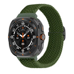 滑動扣尼龍編織錶帶，適用於三星 Galaxy Watch Ultra 47mm / Ultra 2025