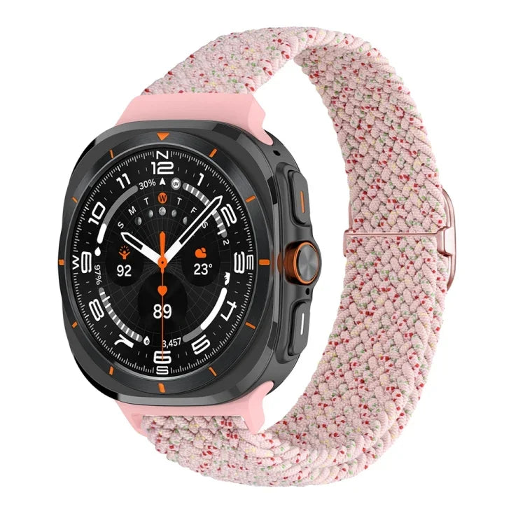 滑動扣尼龍編織錶帶，適用於三星 Galaxy Watch Ultra 47mm / Ultra 2025