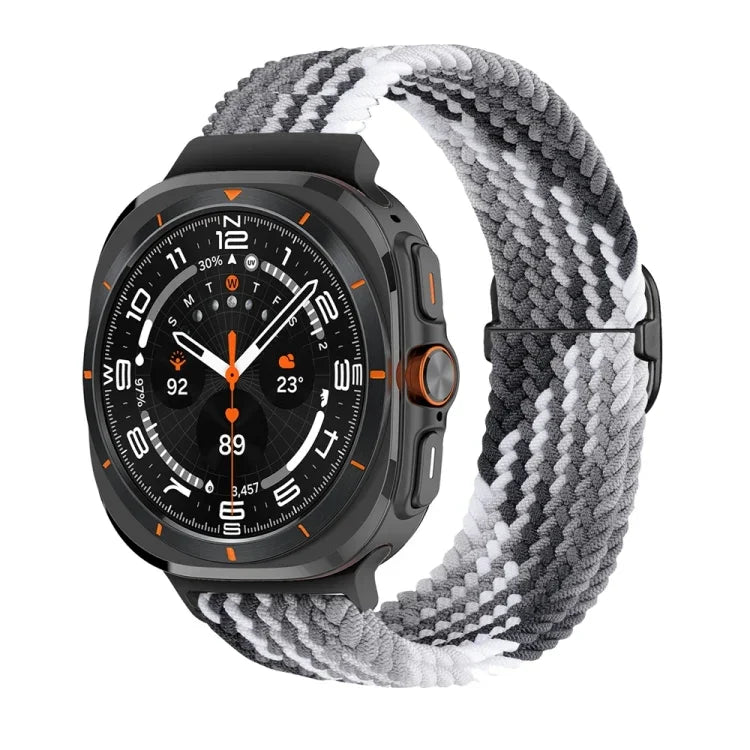 滑動扣尼龍編織錶帶，適用於三星 Galaxy Watch Ultra 47mm / Ultra 2025