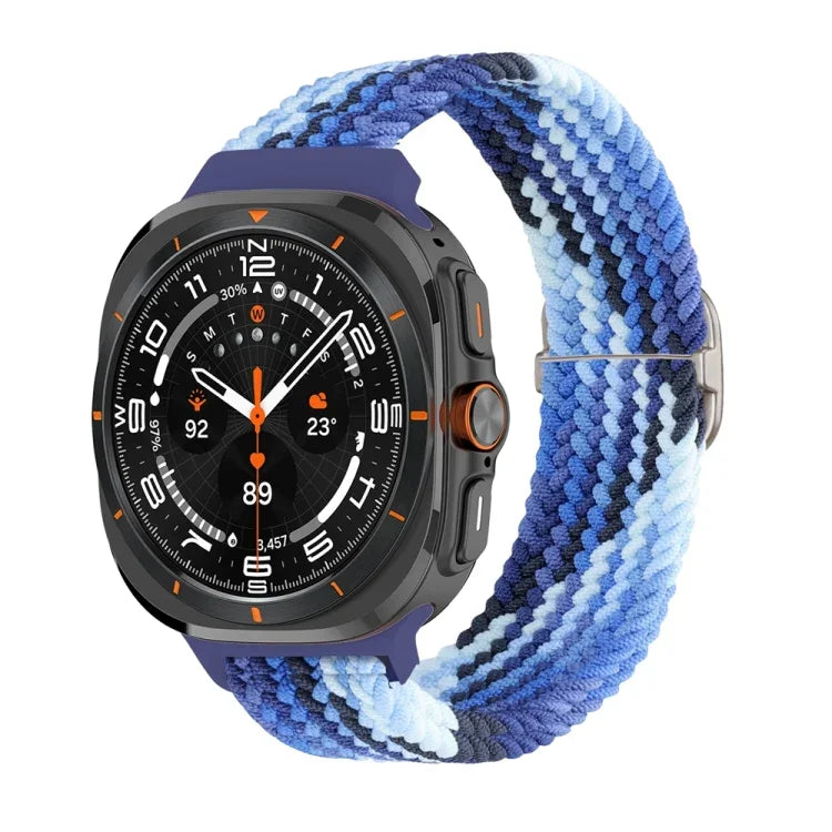 滑動扣尼龍編織錶帶，適用於三星 Galaxy Watch Ultra 47mm / Ultra 2025