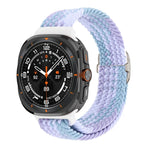 滑動扣尼龍編織錶帶，適用於三星 Galaxy Watch Ultra 47mm / Ultra 2025