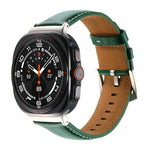 純真皮素面錶帶，適用於三星 Galaxy Watch Ultra 47mm / Ultra 2025