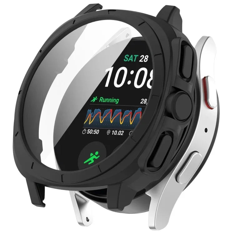 PC + 強化玻璃一體成型錶殼，適用於三星 Galaxy Watch 7 44mm