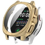 PC + 強化玻璃一體成型錶殼，適用於三星 Galaxy Watch 7 44mm