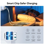 JOYROOM JR-TCF15 30W USB+USB-C / Type-C 快充器，歐規插頭，英規插頭