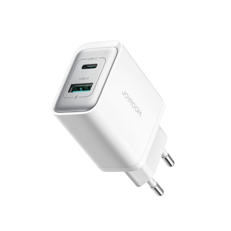 JOYROOM JR-TCF15 30W USB+USB-C / Type-C 快充器，歐規插頭，英規插頭