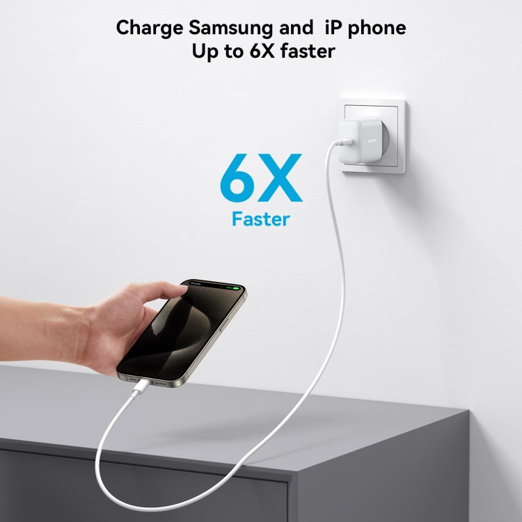 JOYROOM JR-TCF24 30W USB-C / Type-C 快速充電器含線組，EU 插頭