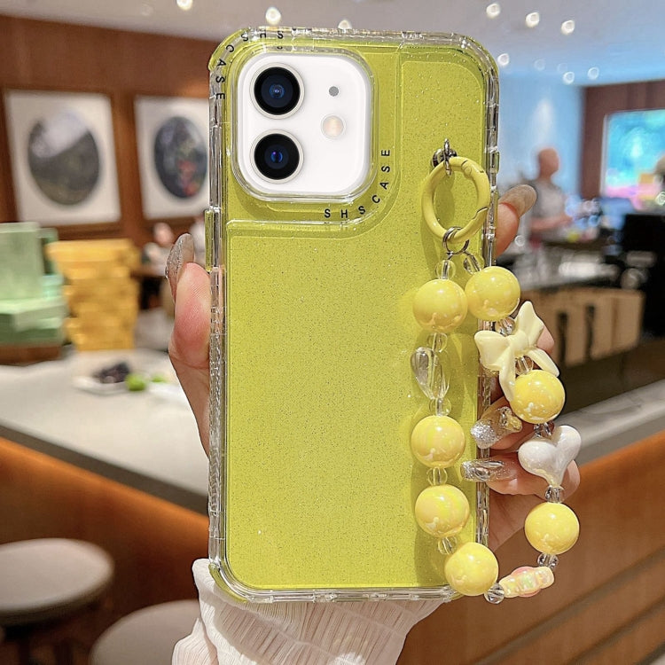 TPU + PC + 閃粉亮片全包覆手機殼附手環，適用於 iPhone 14 Pro、iPhone 14 Pro Max、iPhone 6 / 7 / 8 / SE 2020、iPhone 13 Pro Max、iPhone 13 Pro、iPhone 13、iPhone 12 / 12 Pro、iPhone 12 Pro Max