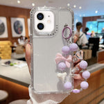 TPU + PC + 閃粉亮片全包覆手機殼附手環，適用於 iPhone 14 Pro、iPhone 14 Pro Max、iPhone 6 / 7 / 8 / SE 2020、iPhone 13 Pro Max、iPhone 13 Pro、iPhone 13、iPhone 12 / 12 Pro、iPhone 12 Pro Max